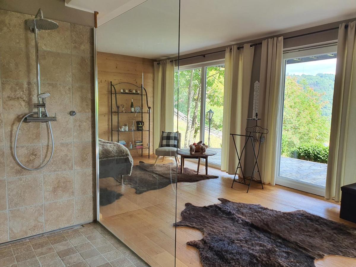 River Mosel Holiday Homes, Meerfeld Studio With A Lake View Exterior photo